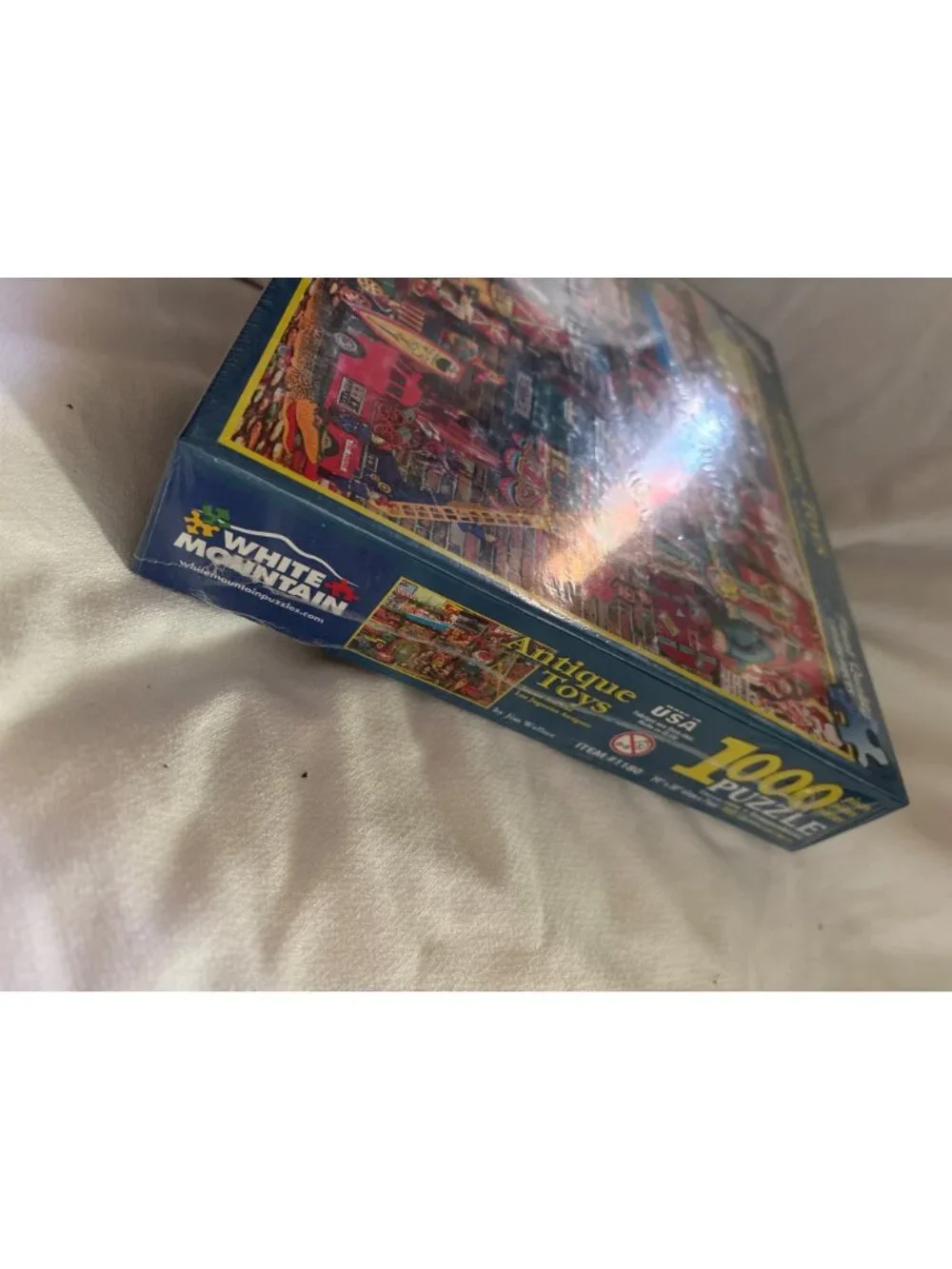 White Mountain Antique Toys 1000-Piece Jigsaw Larger Piece Puzzle By Jim Wallace